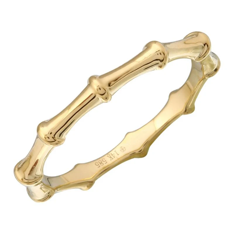 14K Bamboo Ring - Image 3