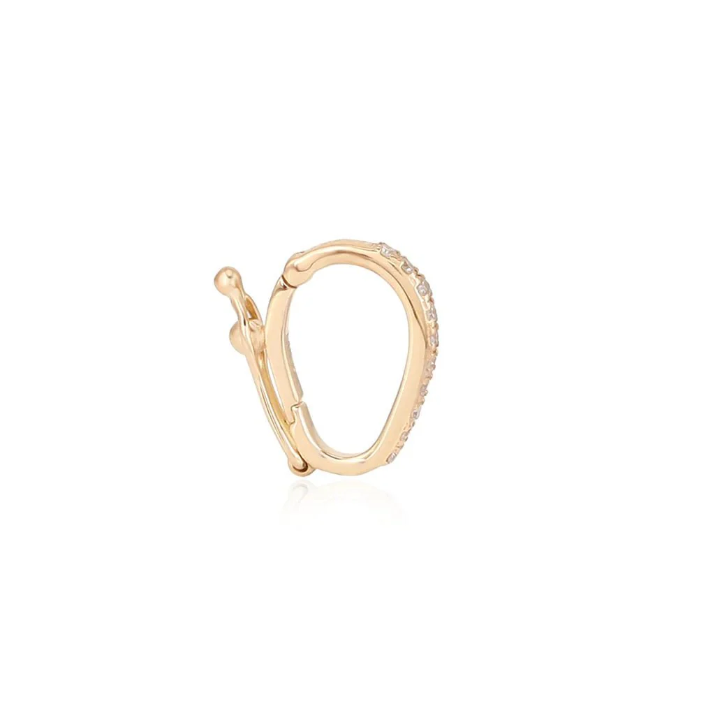 14K Diamond Clasp Lock - Image 2