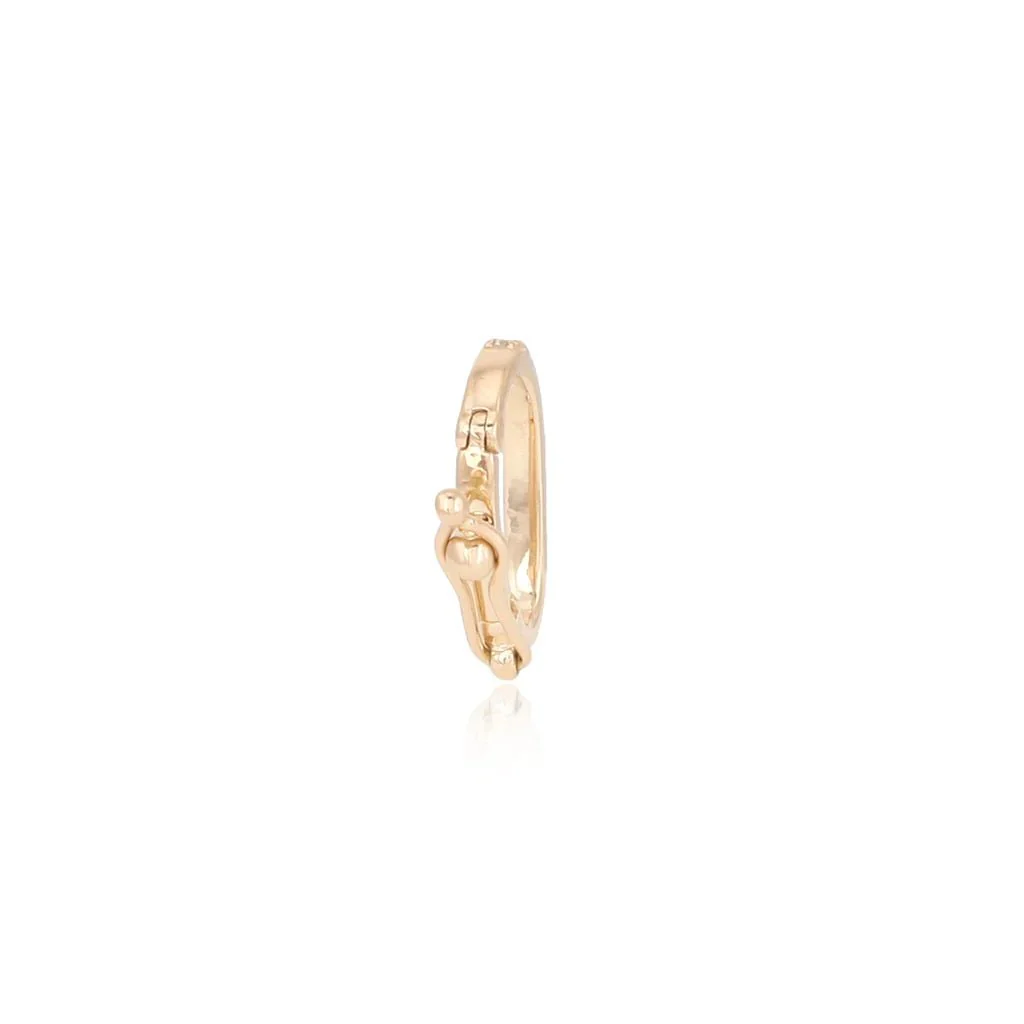 14K Diamond Clasp Lock - Image 3