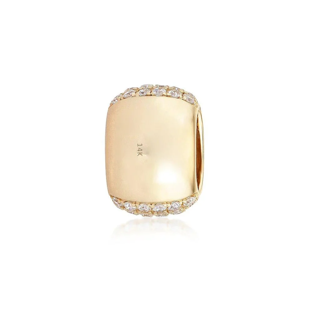 14K Diamond Spacer Bead - Image 7