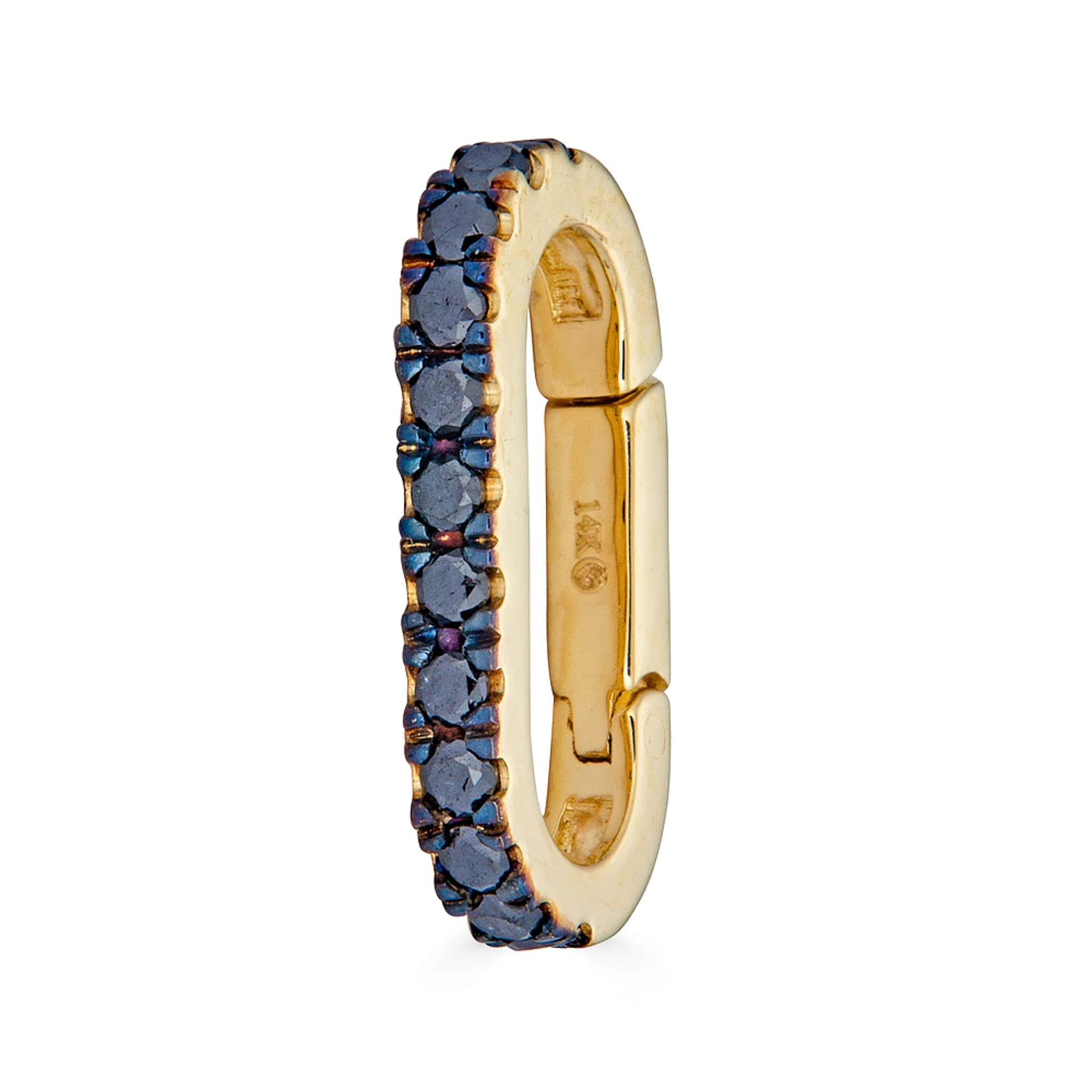 14K Gemstone Enhancer Charm Lock - Image 2