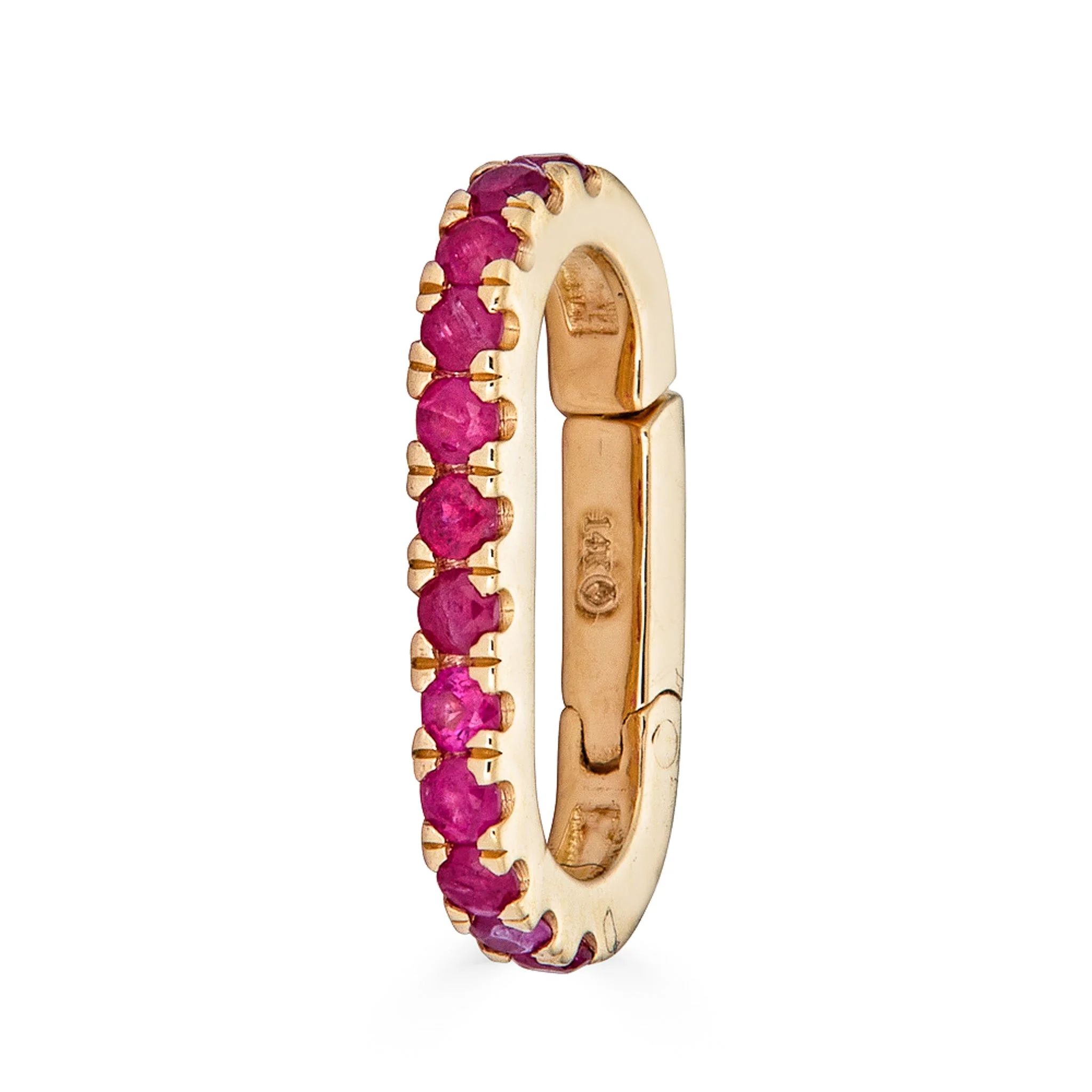 14K Gemstone Enhancer Charm Lock - Image 3