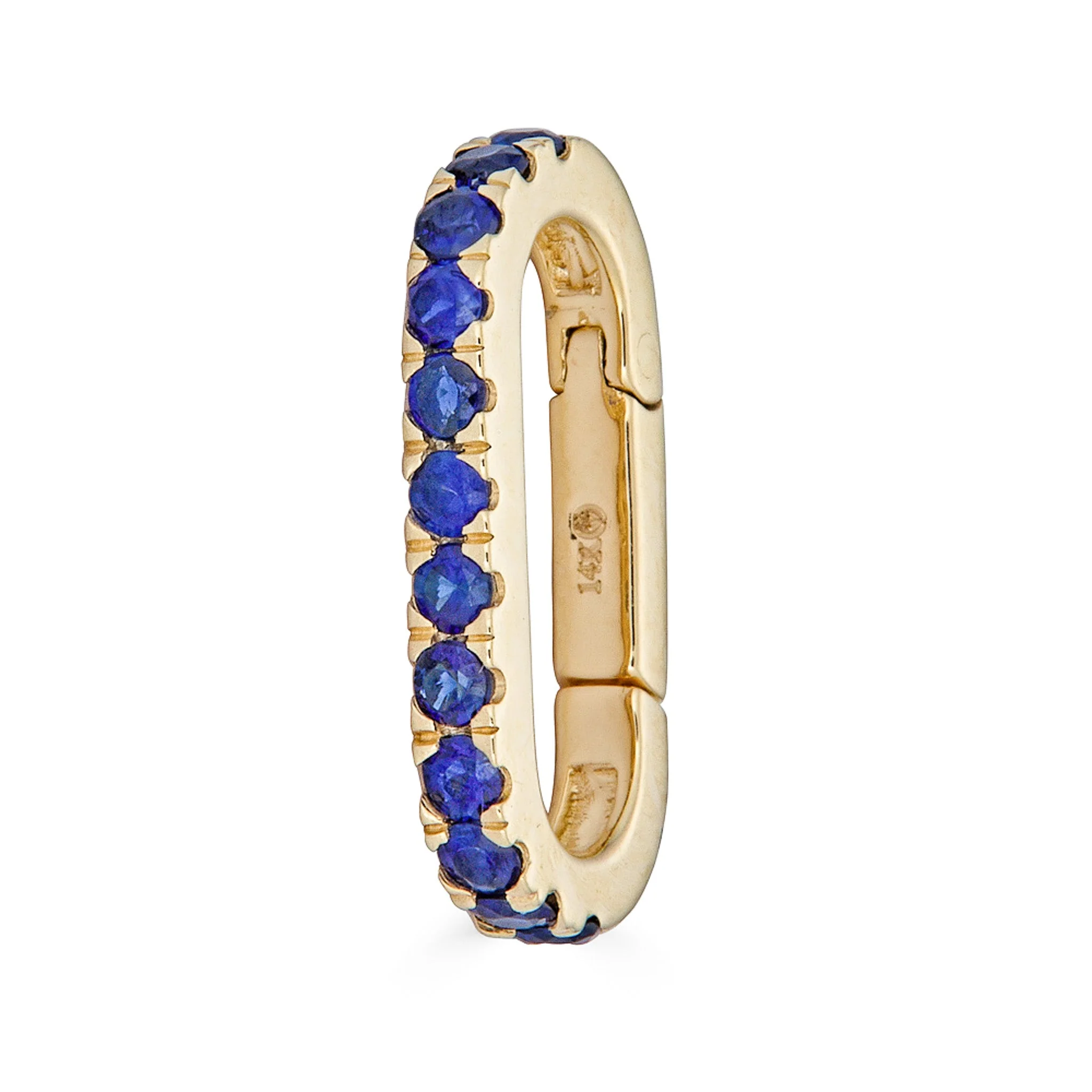 14K Gemstone Enhancer Charm Lock - Image 4
