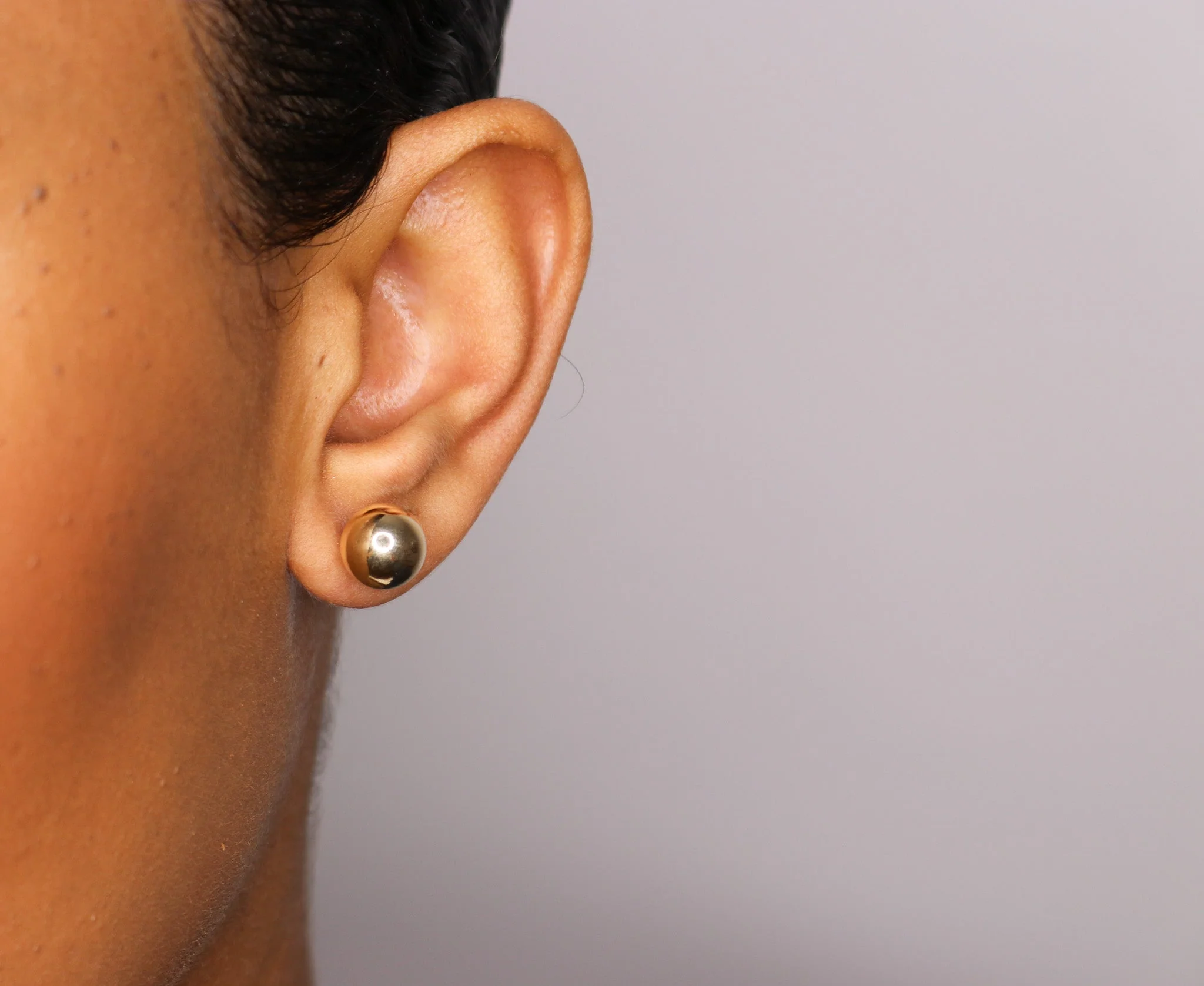 14K Gold Ball Studs - Image 10