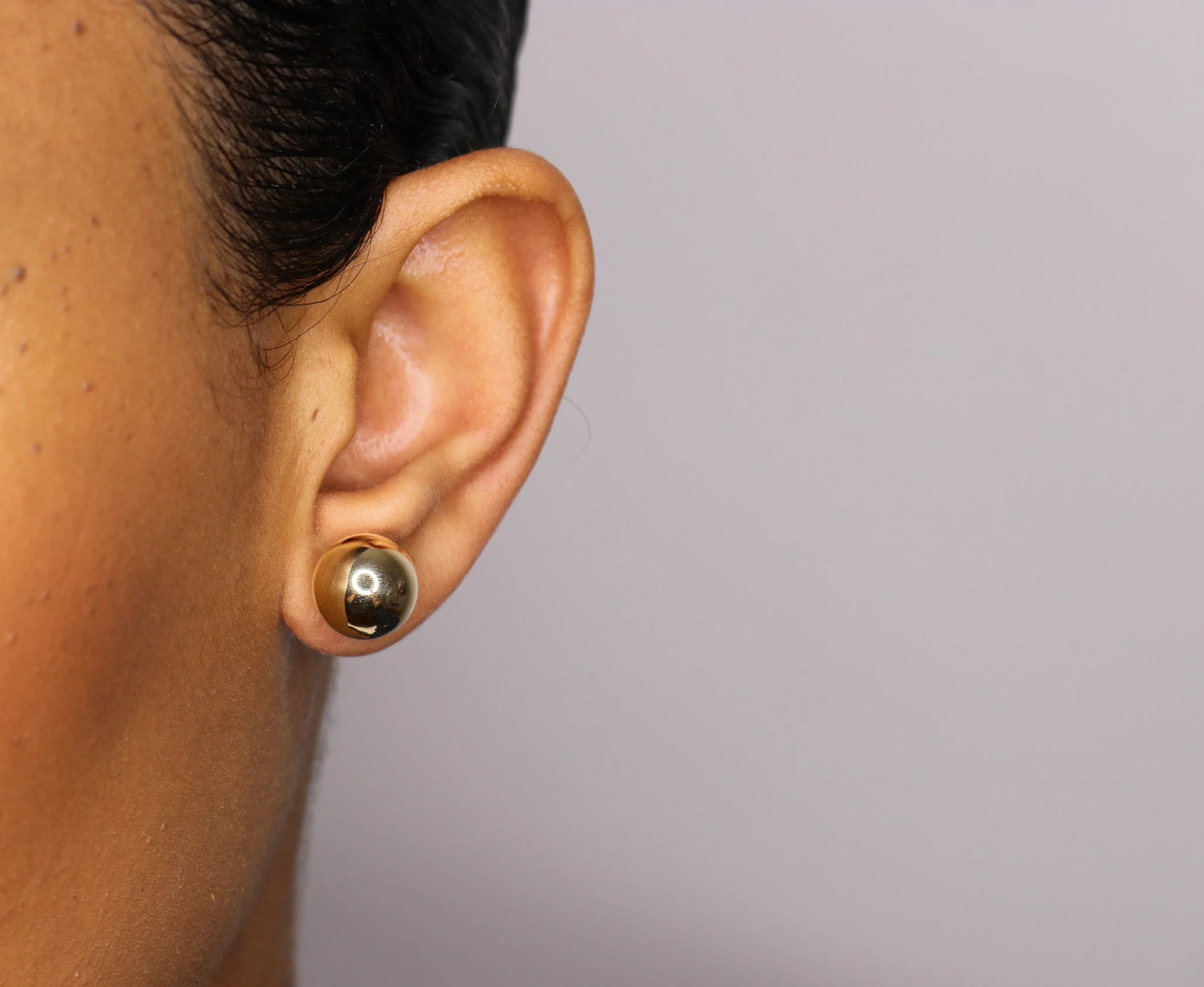 14K Gold Ball Studs - Image 11