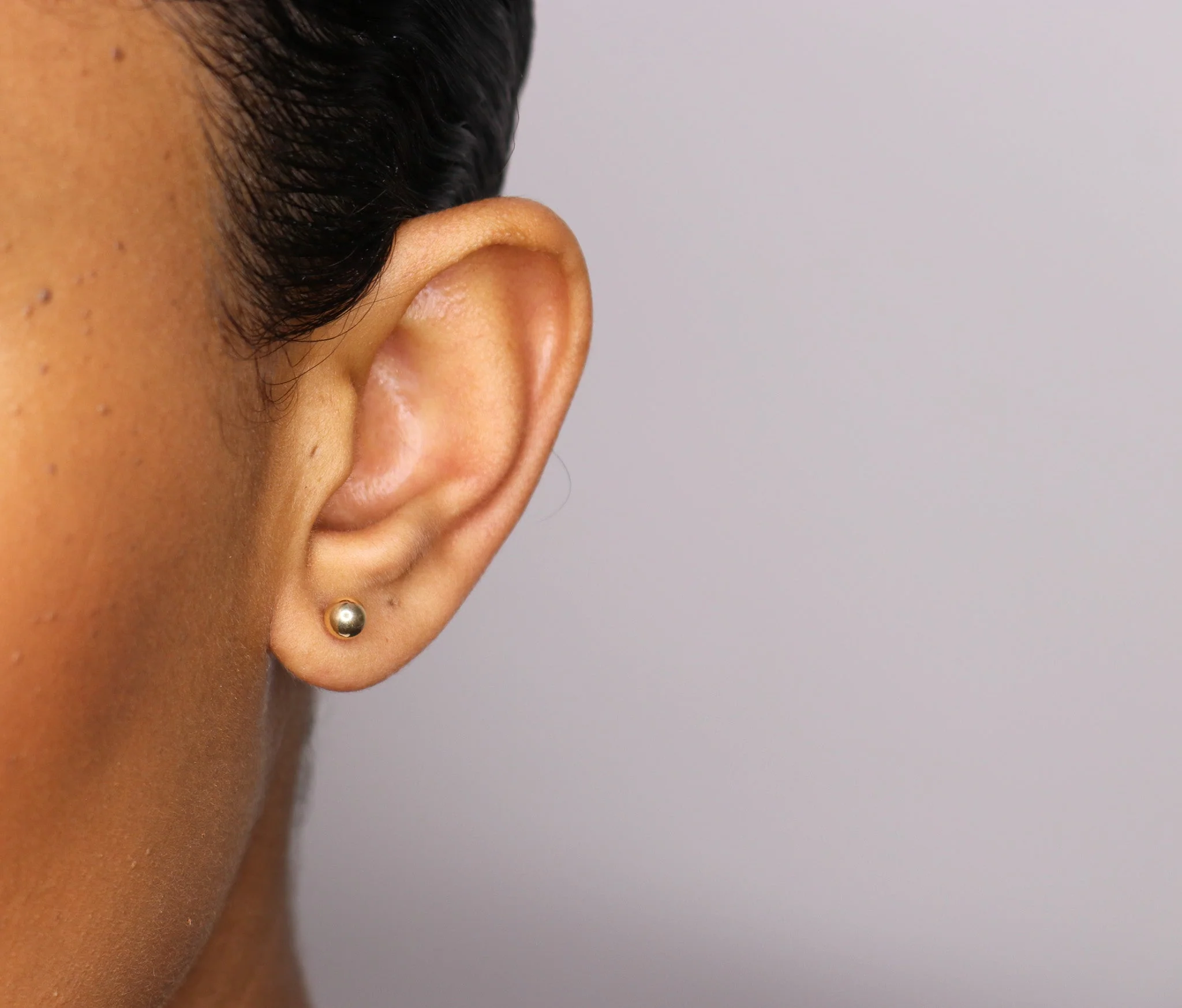 14K Gold Ball Studs - Image 5