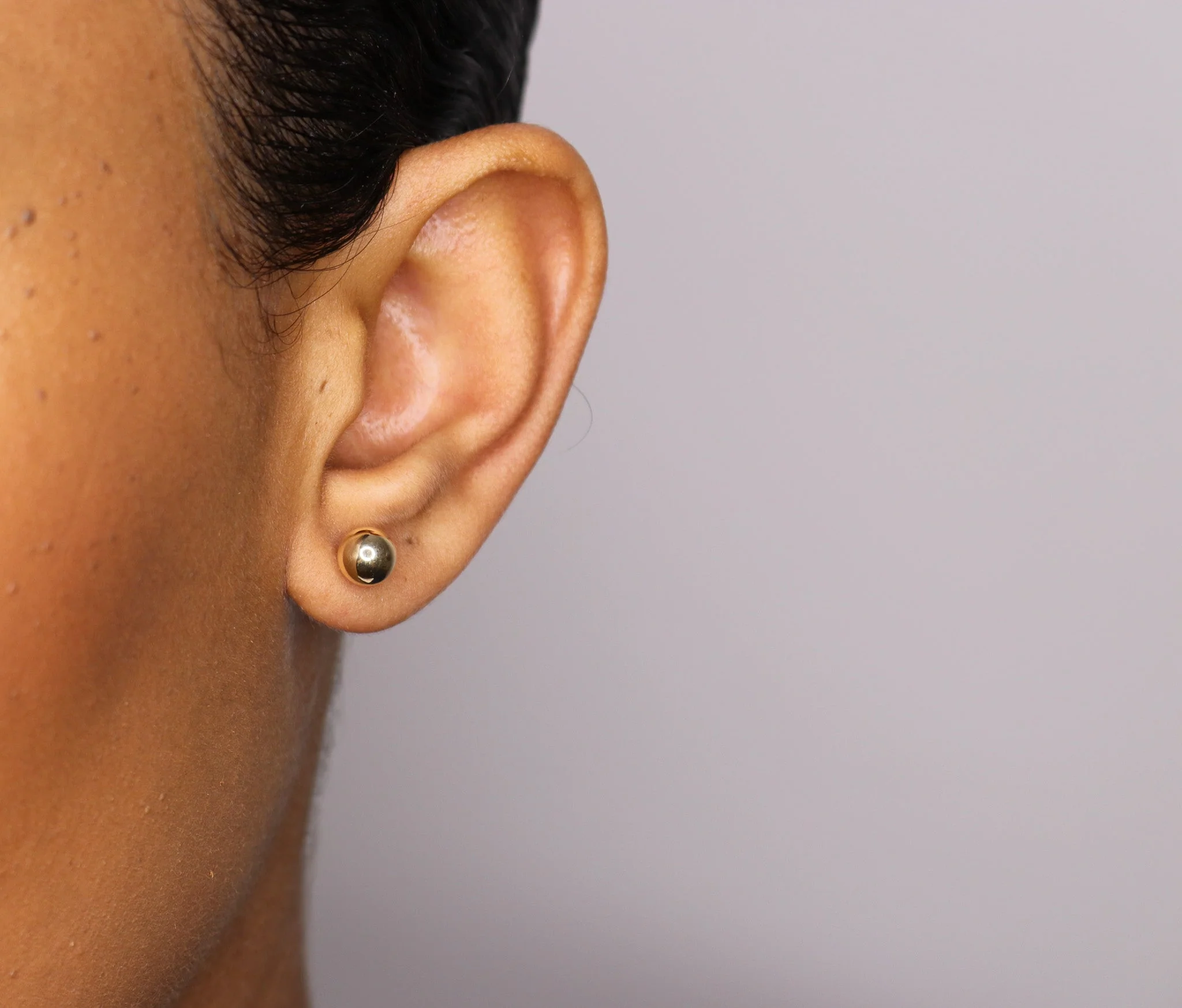 14K Gold Ball Studs - Image 7