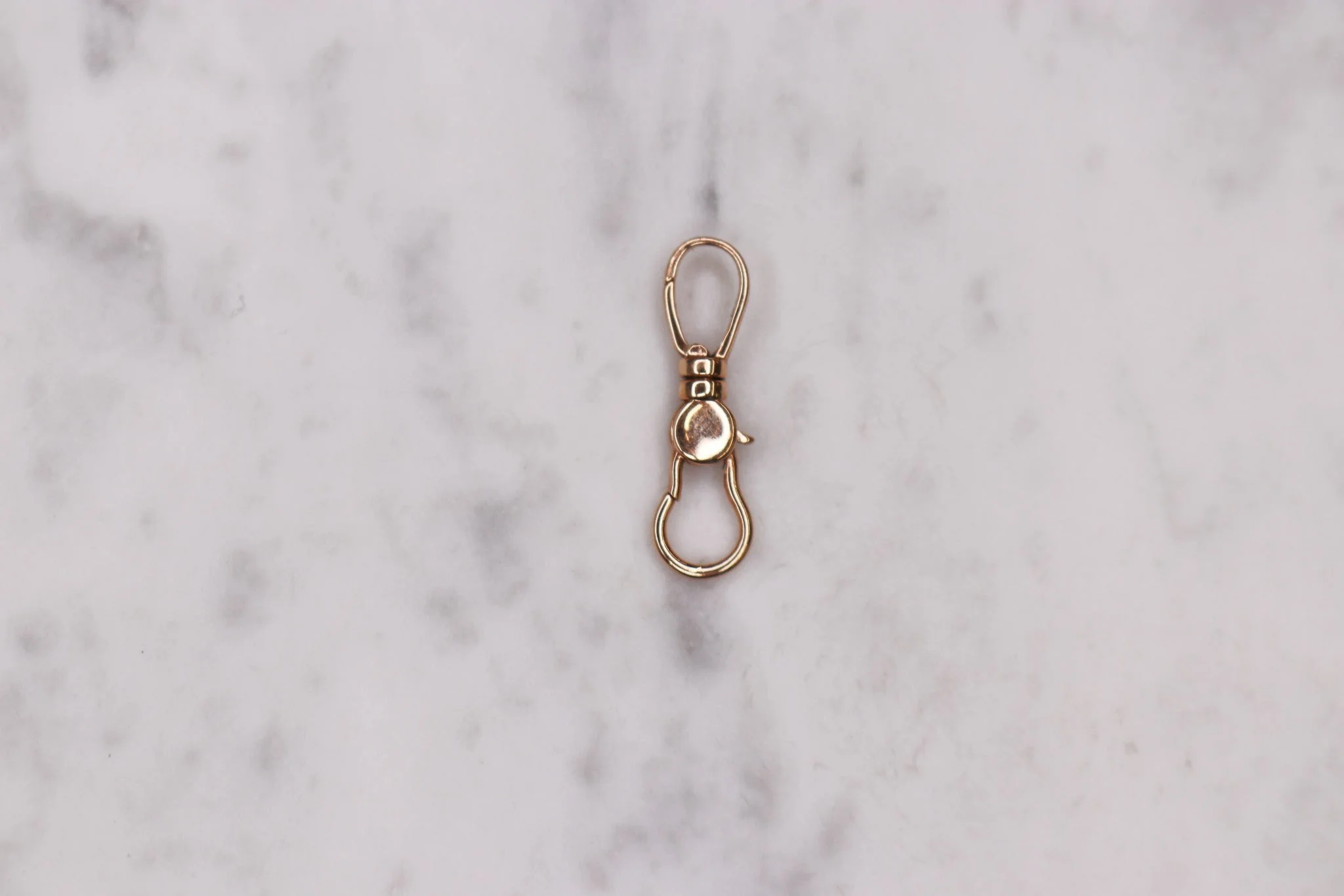 14K Gold Double Sided Charm Lock - Image 2