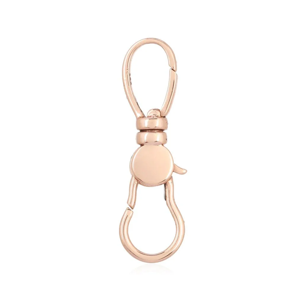 14K Gold Double Sided Charm Lock - Image 3