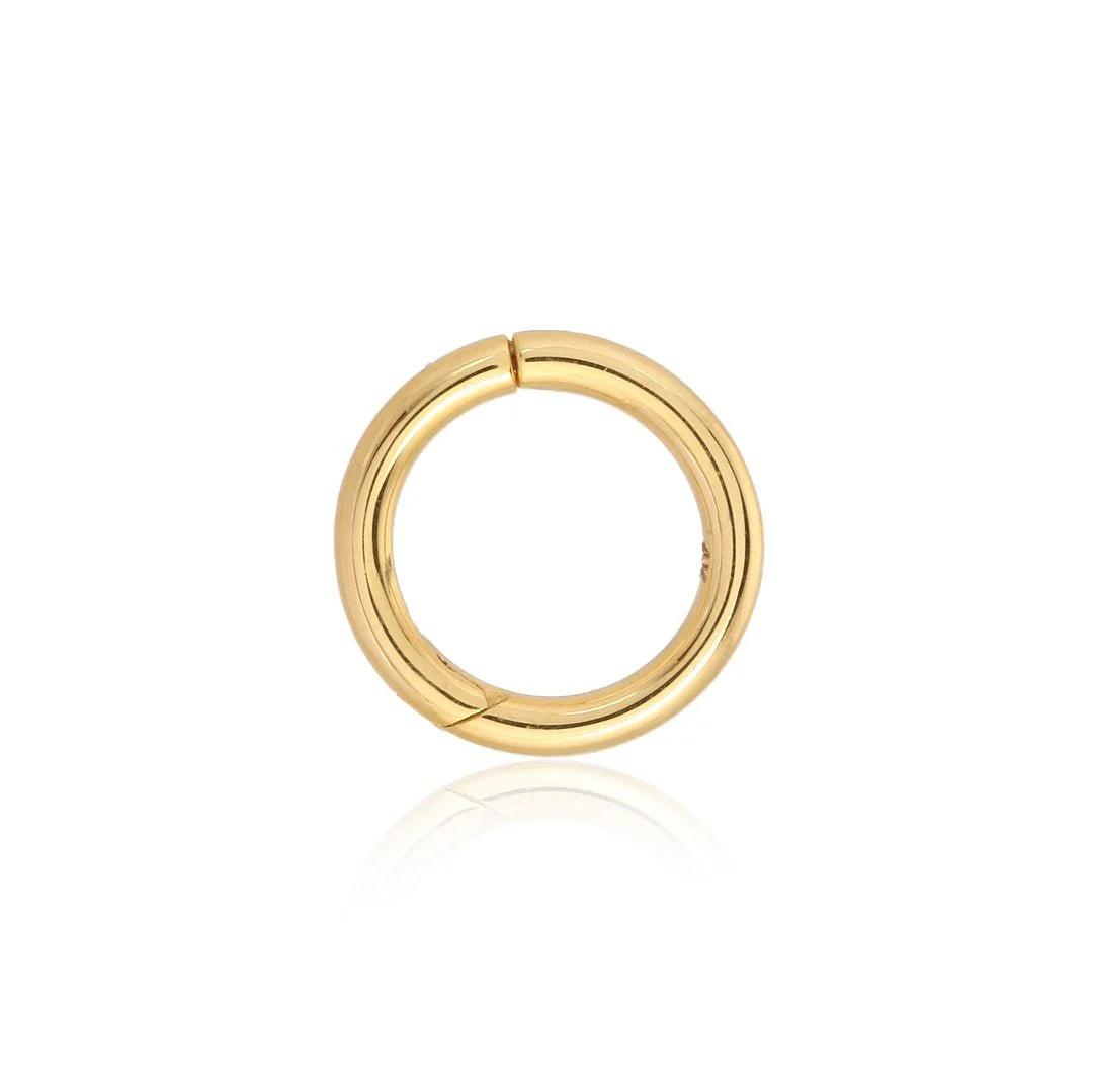 14K Round Charm Lock - Image 2