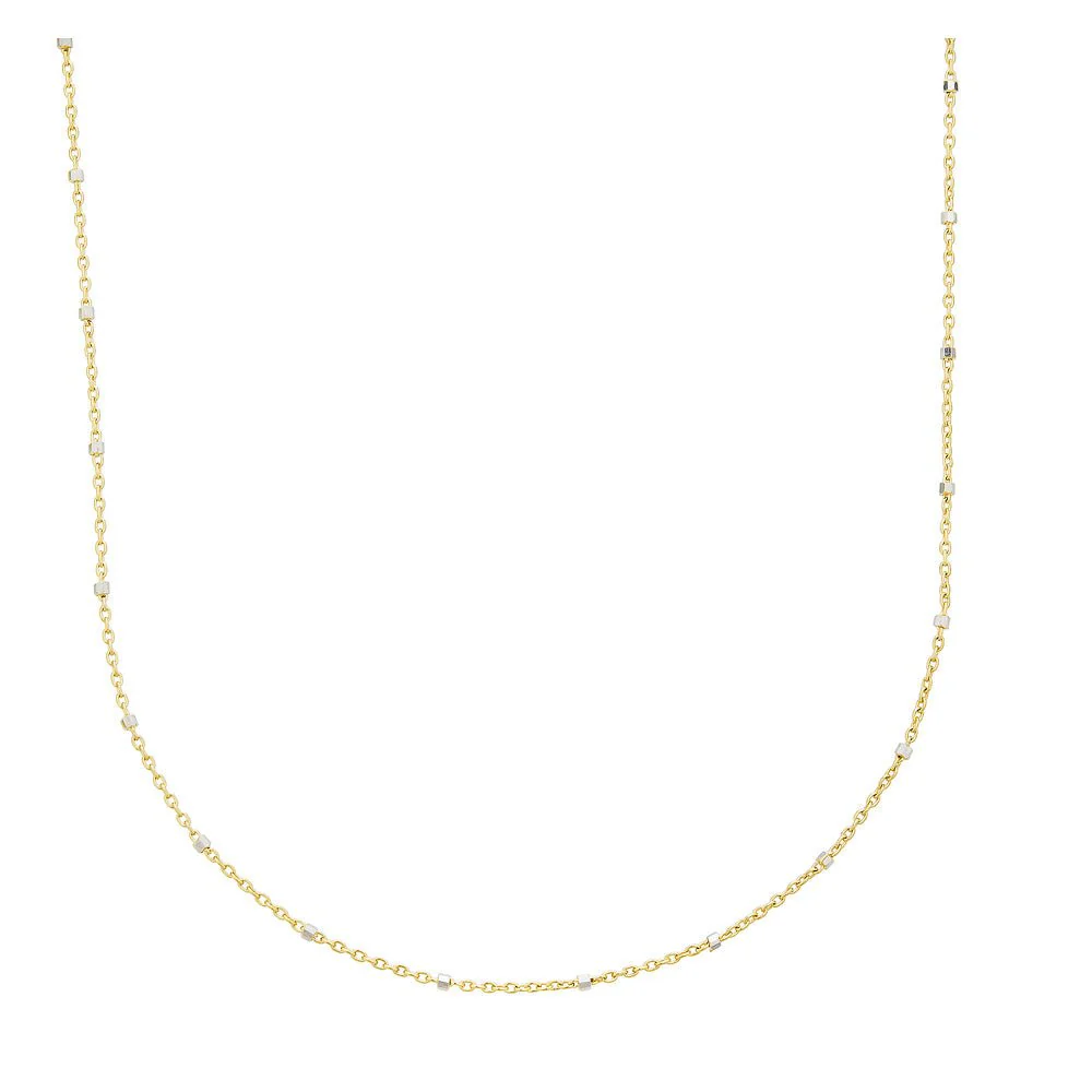 14K Saturn Necklace