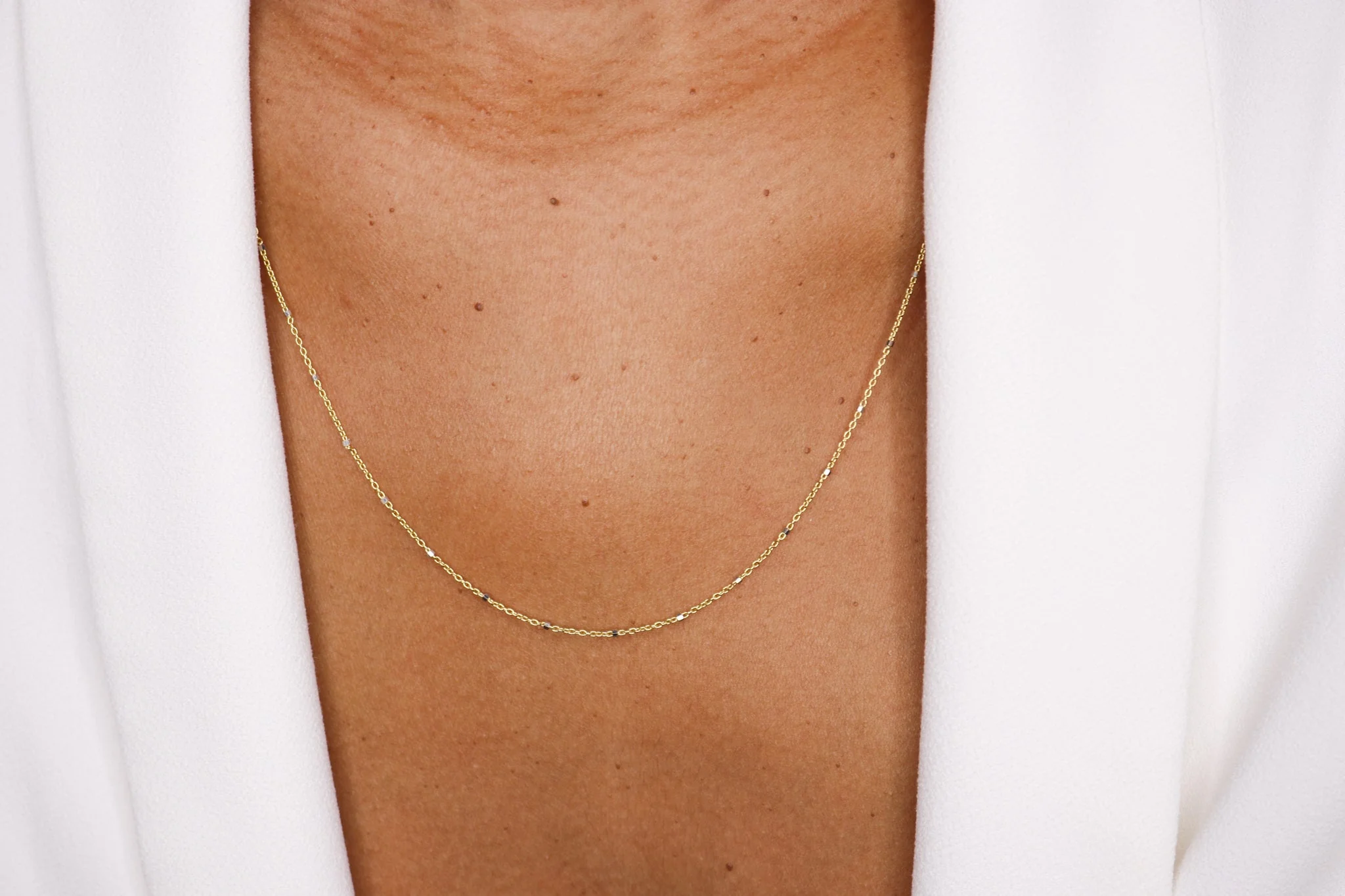 14K Saturn Necklace - Image 2