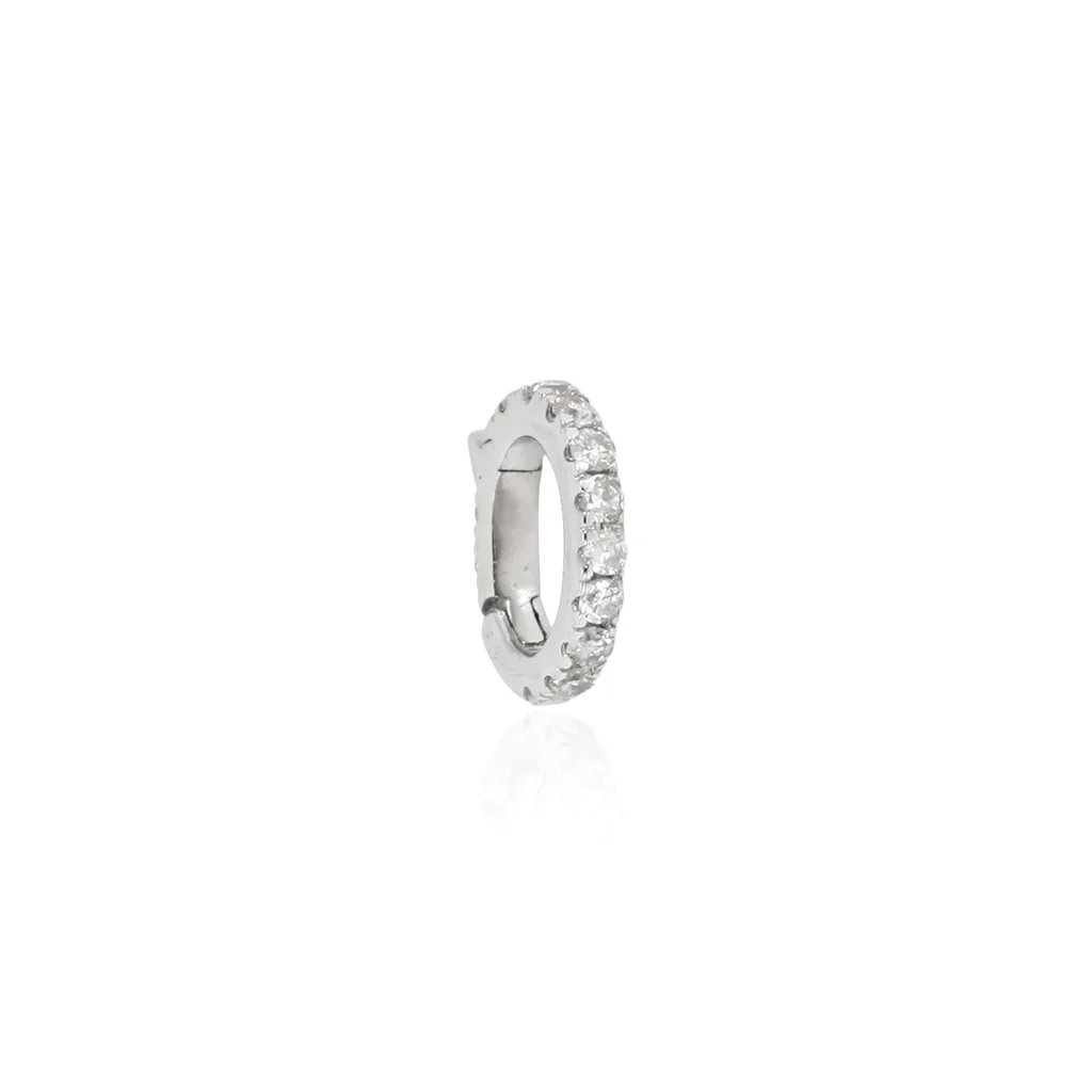 14K Diamond Small Lock - Image 4