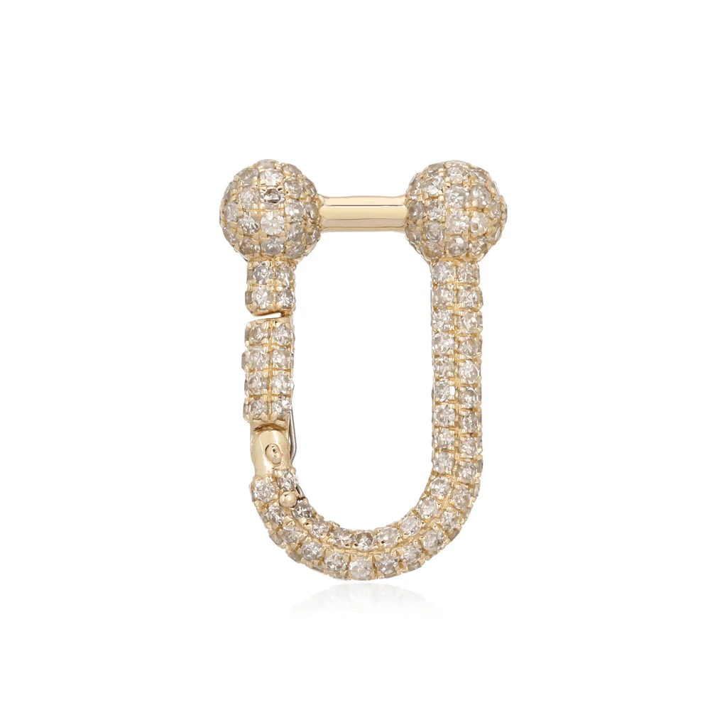 14K Large Diamond Clasp