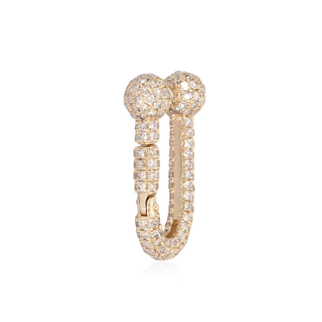 14K Large Diamond Clasp - Image 2