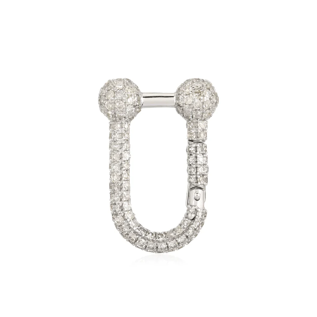 14K Large Diamond Clasp - Image 3