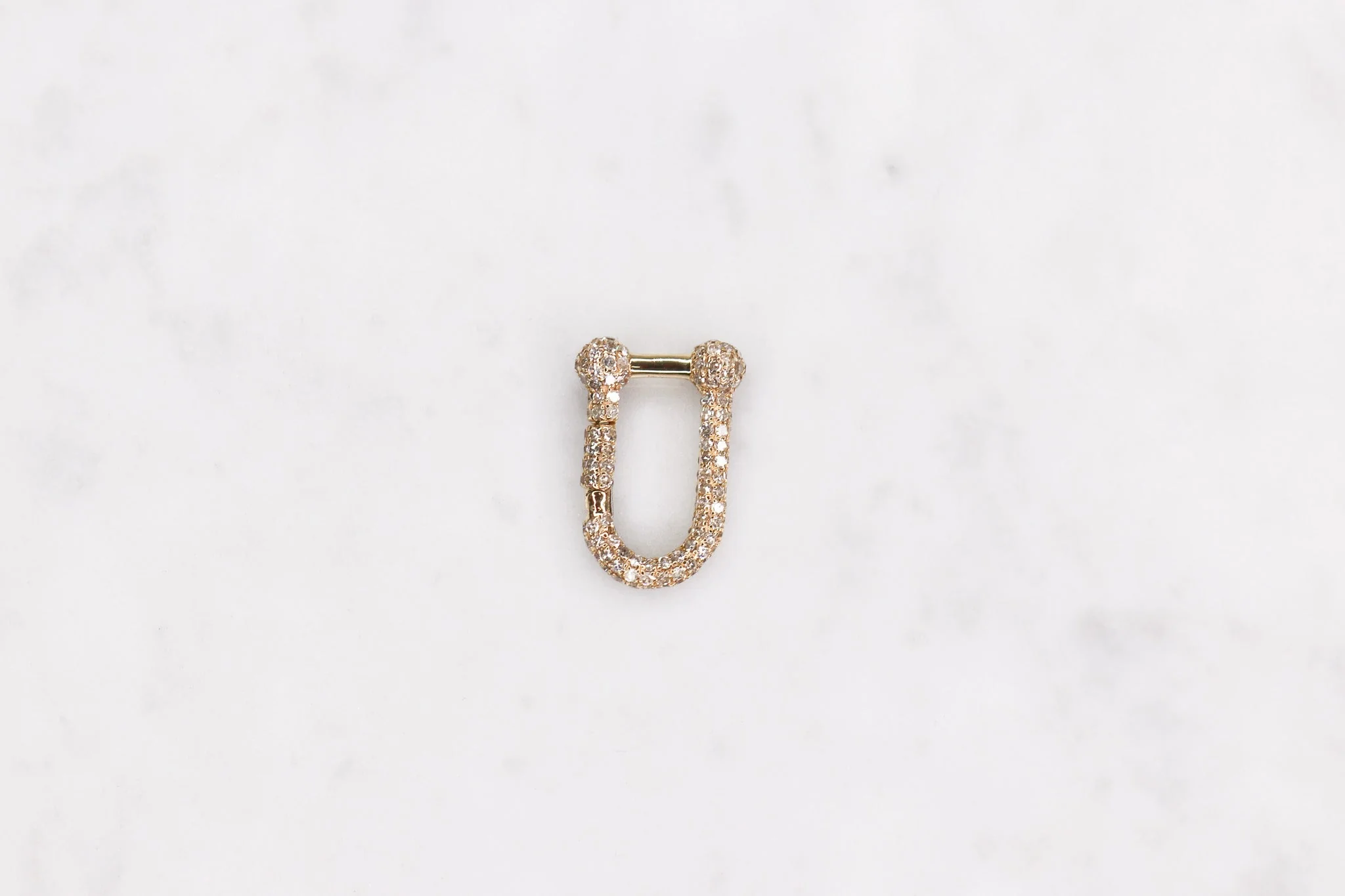 14K Large Diamond Clasp - Image 5